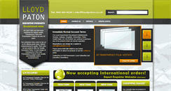 Desktop Screenshot of lloydpaton.co.uk